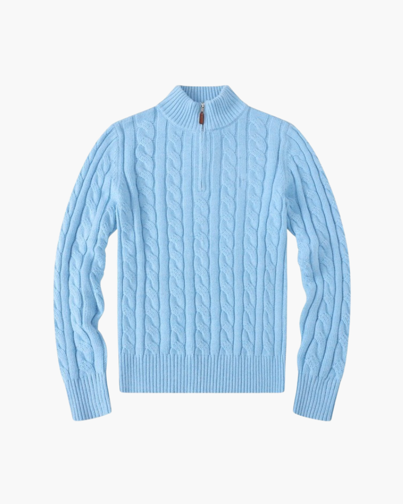 Sweter damski Verbier z półzamkiem
