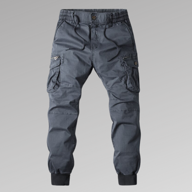 Nando - Męskie spodnie CargoStyle Cargo pants Warschau Fashion Ciemnoszary S