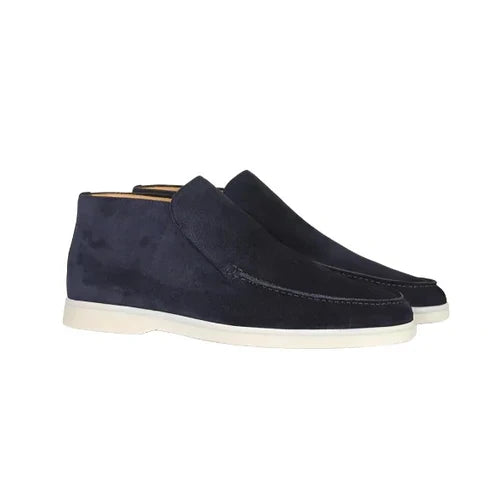 Vester - Stare Pieniądze Dzika Skóra Mokasyny Shoes Warschau Fashion Granatowy 38