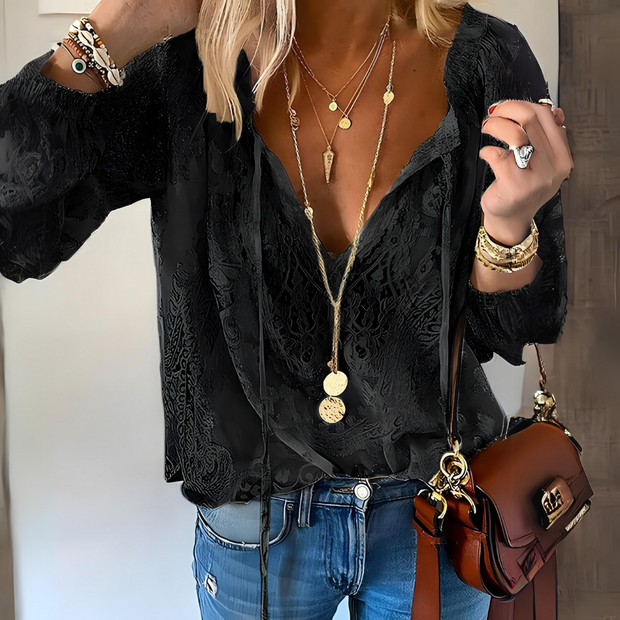 Alessian | Bluzka damska w stylu vintage boho