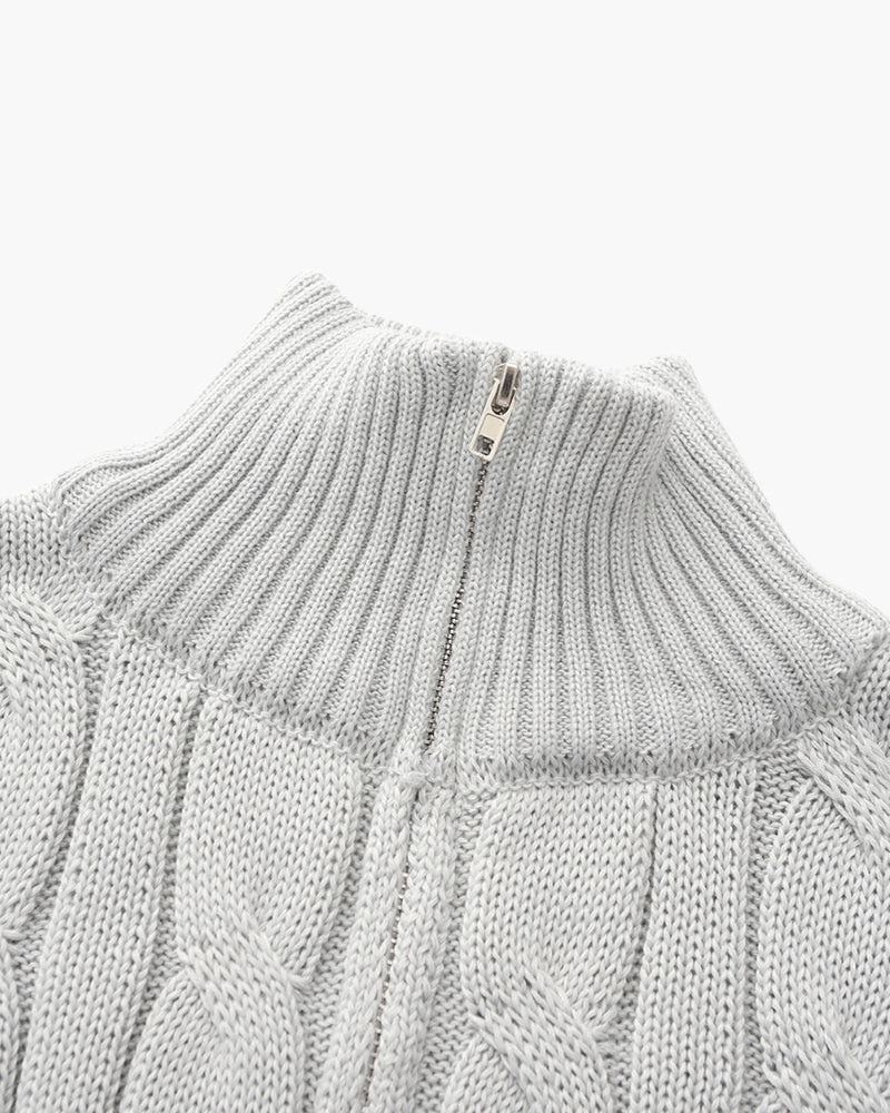 Sweter Verbier z pół zamkiem