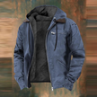 Bennetim | Męska Ciepła Kurtka Bomber na Zimę Men Jackets Warschau Fashion Niebieski 2XS