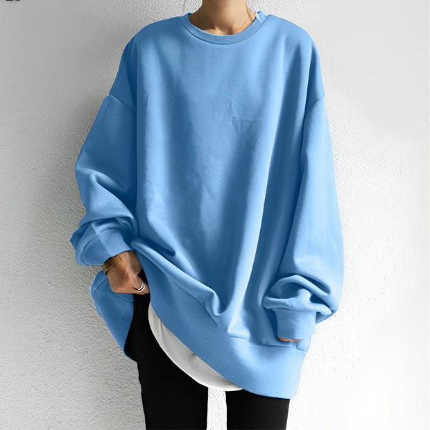 Anneliesae | Sweter damski w dużych rozmiarach | Długi rękaw Women Sweaters Warschau Fashion Niebieski S