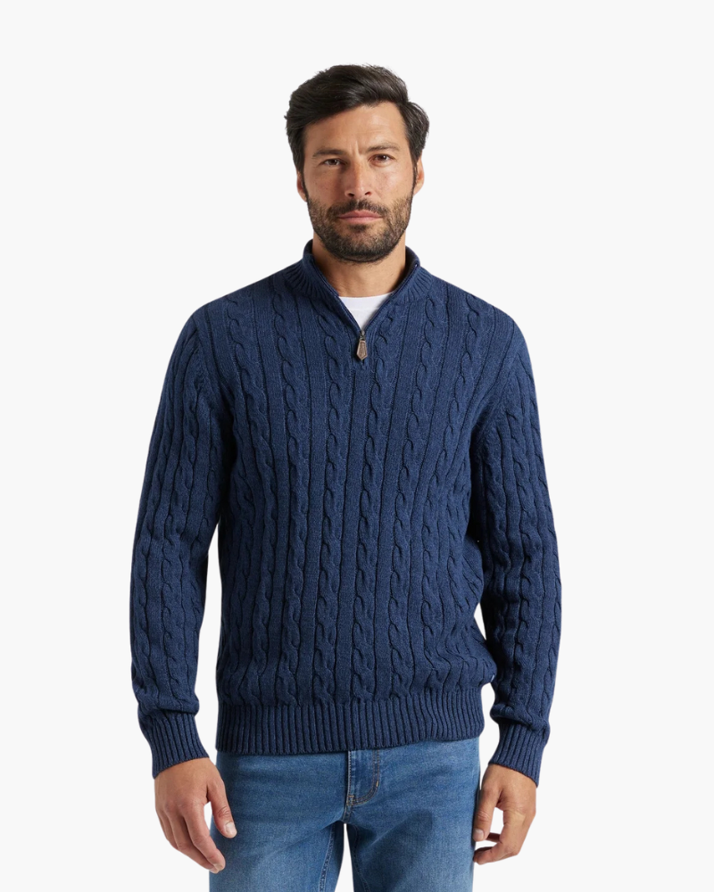 Sweter Verbier z pół zamkiem