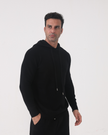 100% Kaszmirowa Hoodie z Kapturem