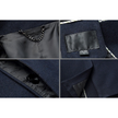 Męski Długi Zimowy Trench Płaszcz z Długim Rękawem Men Coat Warschau Fashion