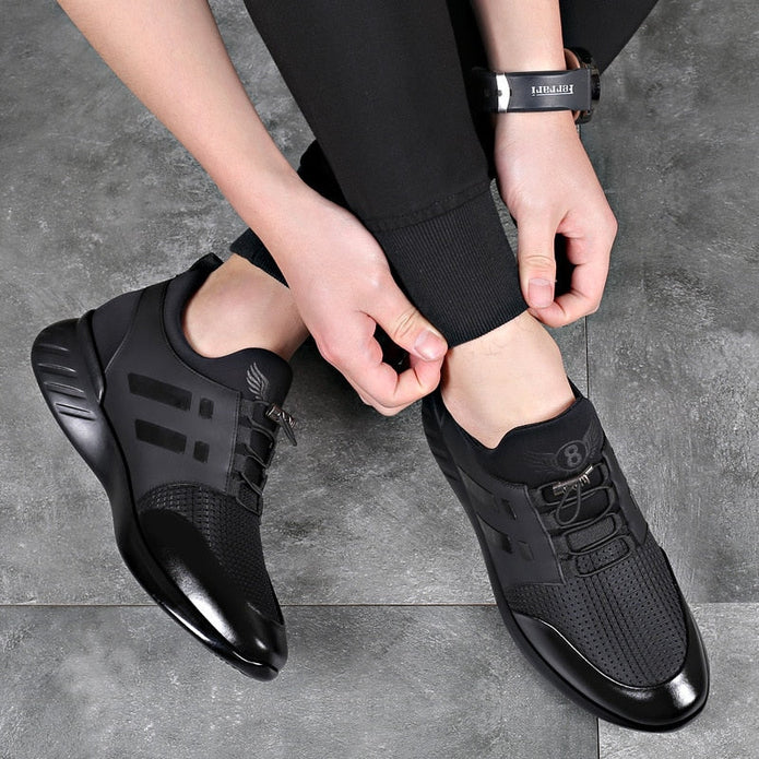Premium męskie buty ortopedyczne ze skóry - wygodne i eleganckie