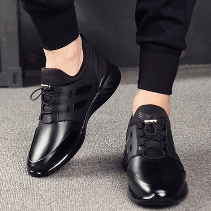 Premium męskie buty ortopedyczne ze skóry - wygodne i eleganckie