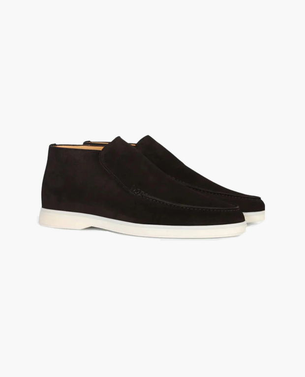 Warschau Fashion Wysokie Zamszowe Mokasyny Sneakers Warschau Fashion Czarny Eu 38 / us 5 / uk 4