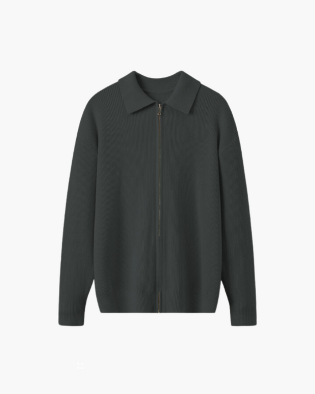 Premium Kamizelka z 100% Wełny Warschau Fashion Szary XS