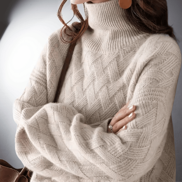 Lavinia | Oversizowy kaszmirowy sweter w jakości premium Sweater Warschau Fashion