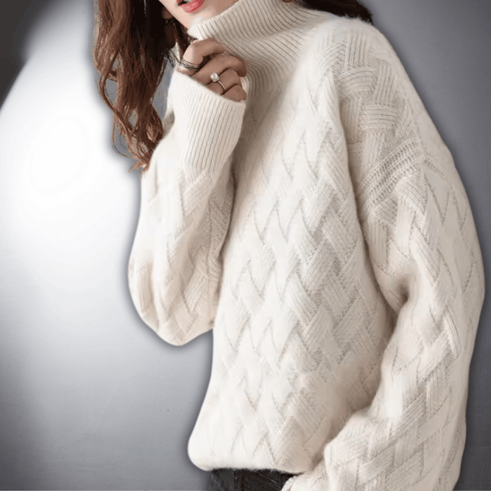 Lavinia | Oversizowy kaszmirowy sweter w jakości premium Sweater Warschau Fashion
