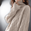 Lavinia | Oversizowy kaszmirowy sweter w jakości premium Sweater Warschau Fashion Kamel S