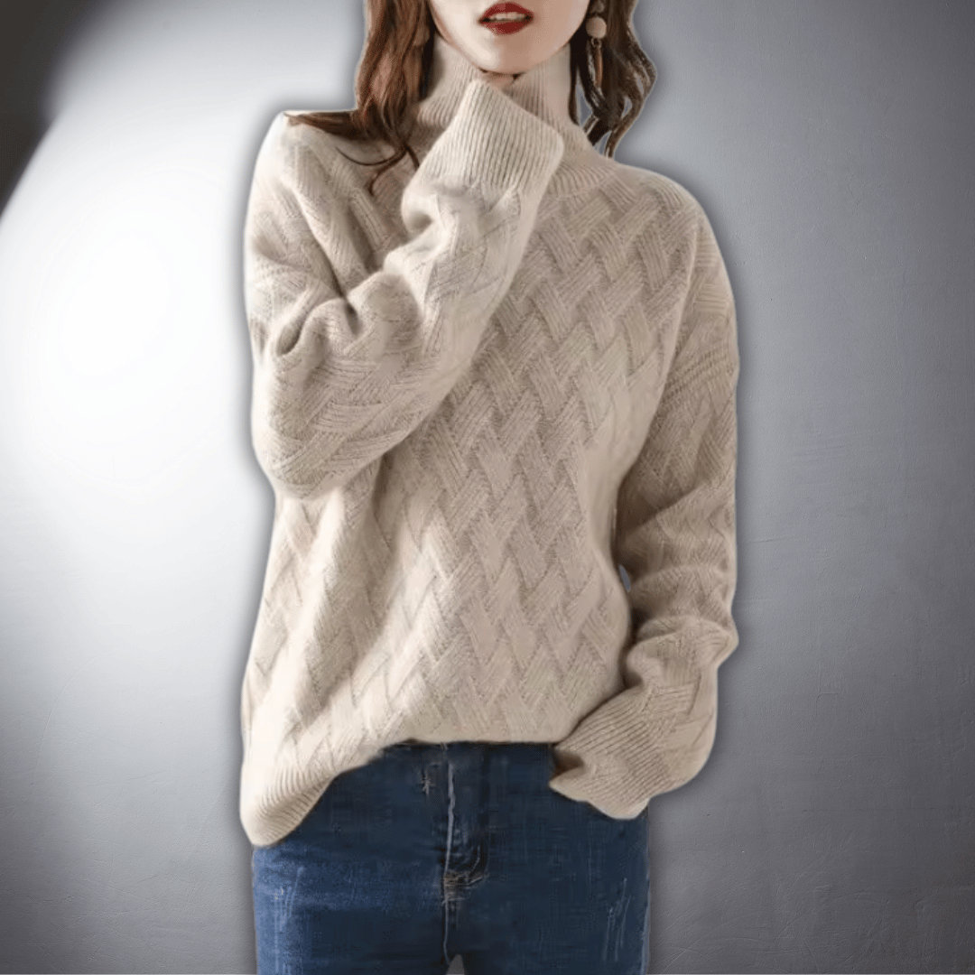 Lavinia | Oversizowy kaszmirowy sweter w jakości premium Sweater Warschau Fashion