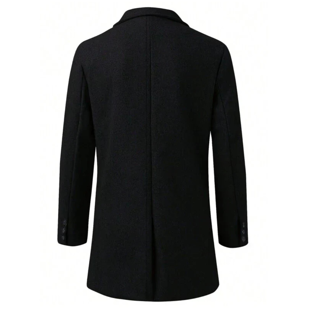 Jorikenit | Męski długi zimowy płaszcz trench Men Coat Warschau Fashion