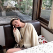 Alyce | Women's Cardigan Femme Cardigans Warschau Fashion Beżowy Jeden rozmiar