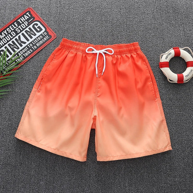 WW | Męski strój kąpielowy z plażowym wzorem