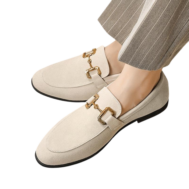 Luksusowe męskie mokasyny ze zamszu Men Shoes Warschau Fashion
