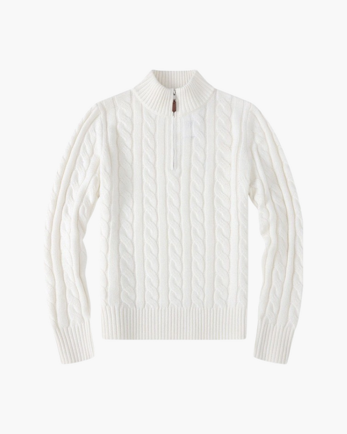 Sweter damski Verbier z półzamkiem