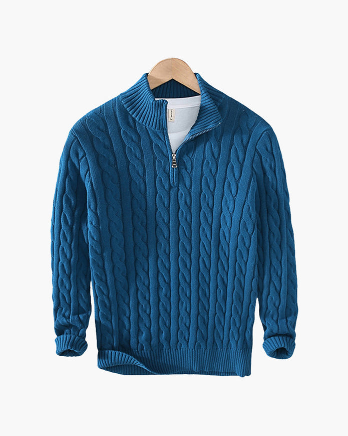 Sweter Verbier z pół zamkiem