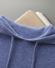 100% Kaszmirowa Hoodie z Kapturem