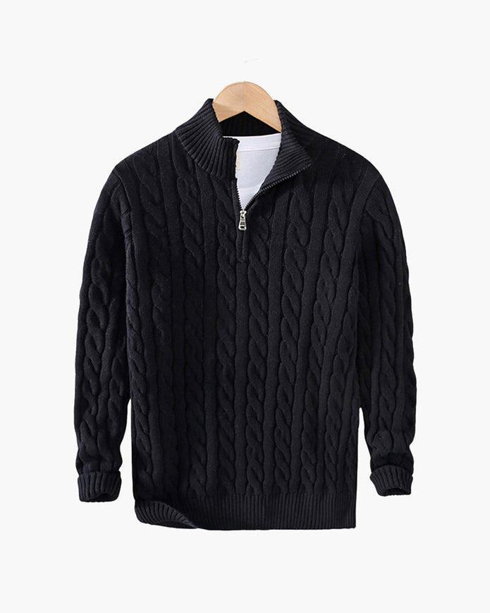 Sweter Verbier z pół zamkiem
