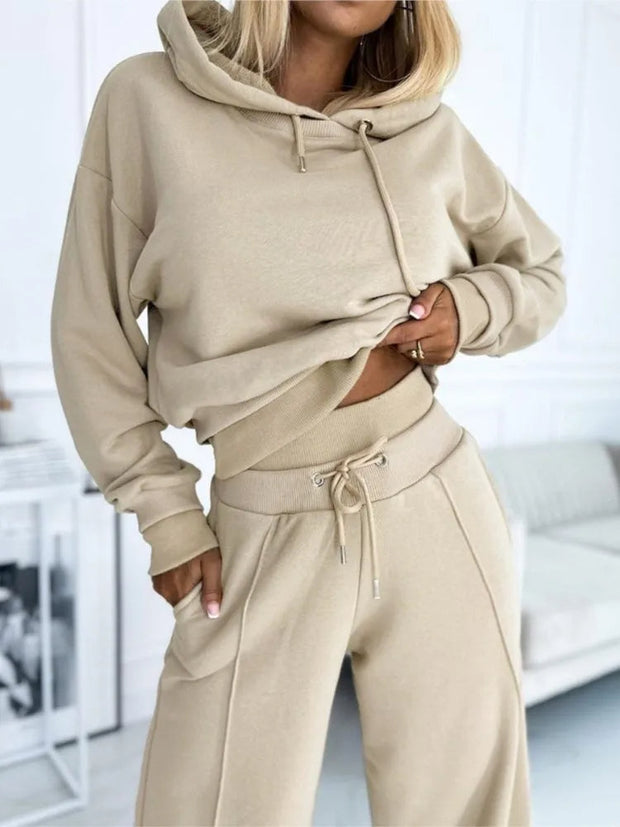 Alex | Zestaw damski: bluza z kapturem i spodnie Women Set Warschau Fashion