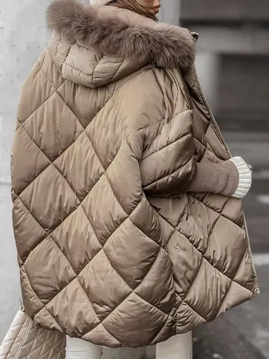Zimowa kurtka damska | Luźny fason, zamek błyskawiczny Women's Jacket Warschau Fashion