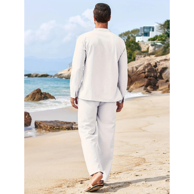 Męski Wygodny Zestaw Dwuczęściowy | Casual Men Set Warschau Fashion