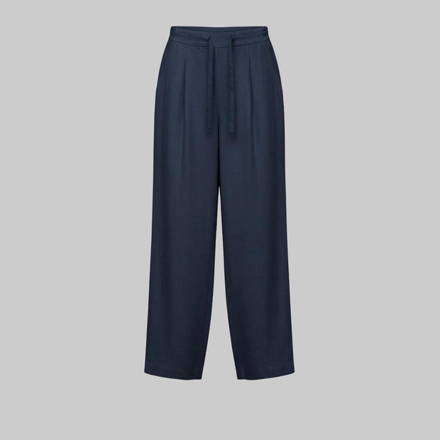 100% Lniane Spodnie Relaks