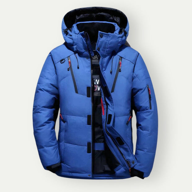 Męska kurtka puchowa Men Jackets Warschau Fashion Niebieski XS