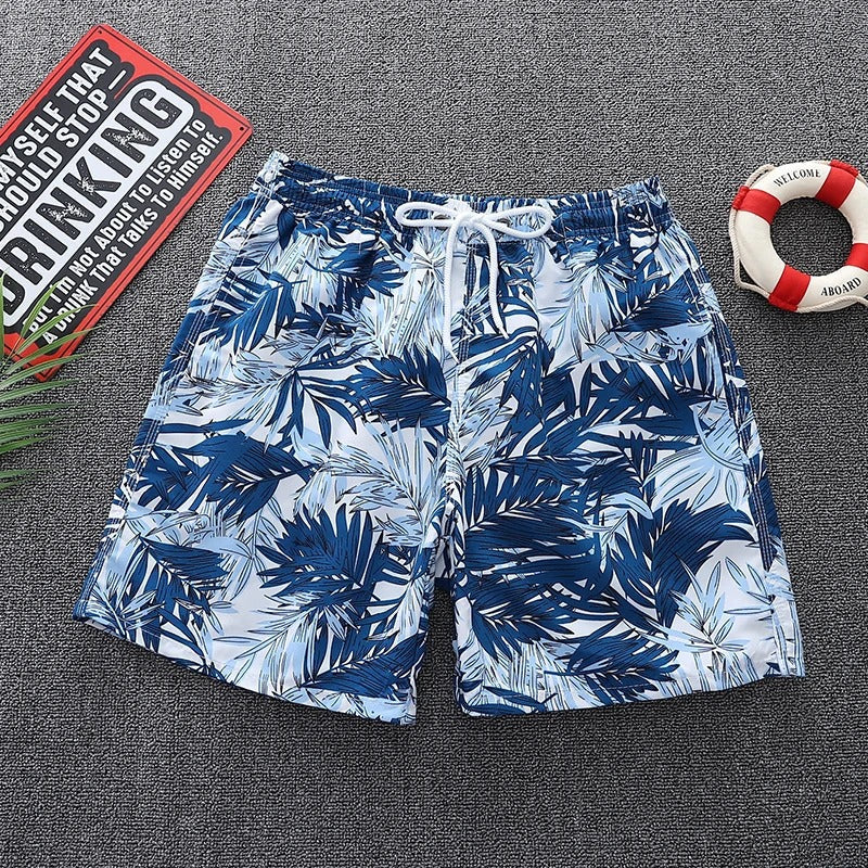 WW | Męski strój kąpielowy z plażowym wzorem