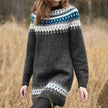 Linnea - Stylowy sweter na jesień i zimę Sweater Warschau Fashion Czarny S