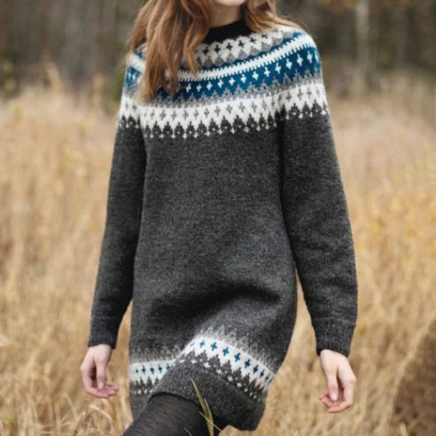 Linnea - Stylowy sweter na jesień i zimę Sweater Warschau Fashion Czarny S