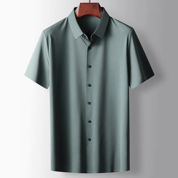 Alastair | Męska koszula w stylu casual Men Shirt Warschau Fashion Zielony 48