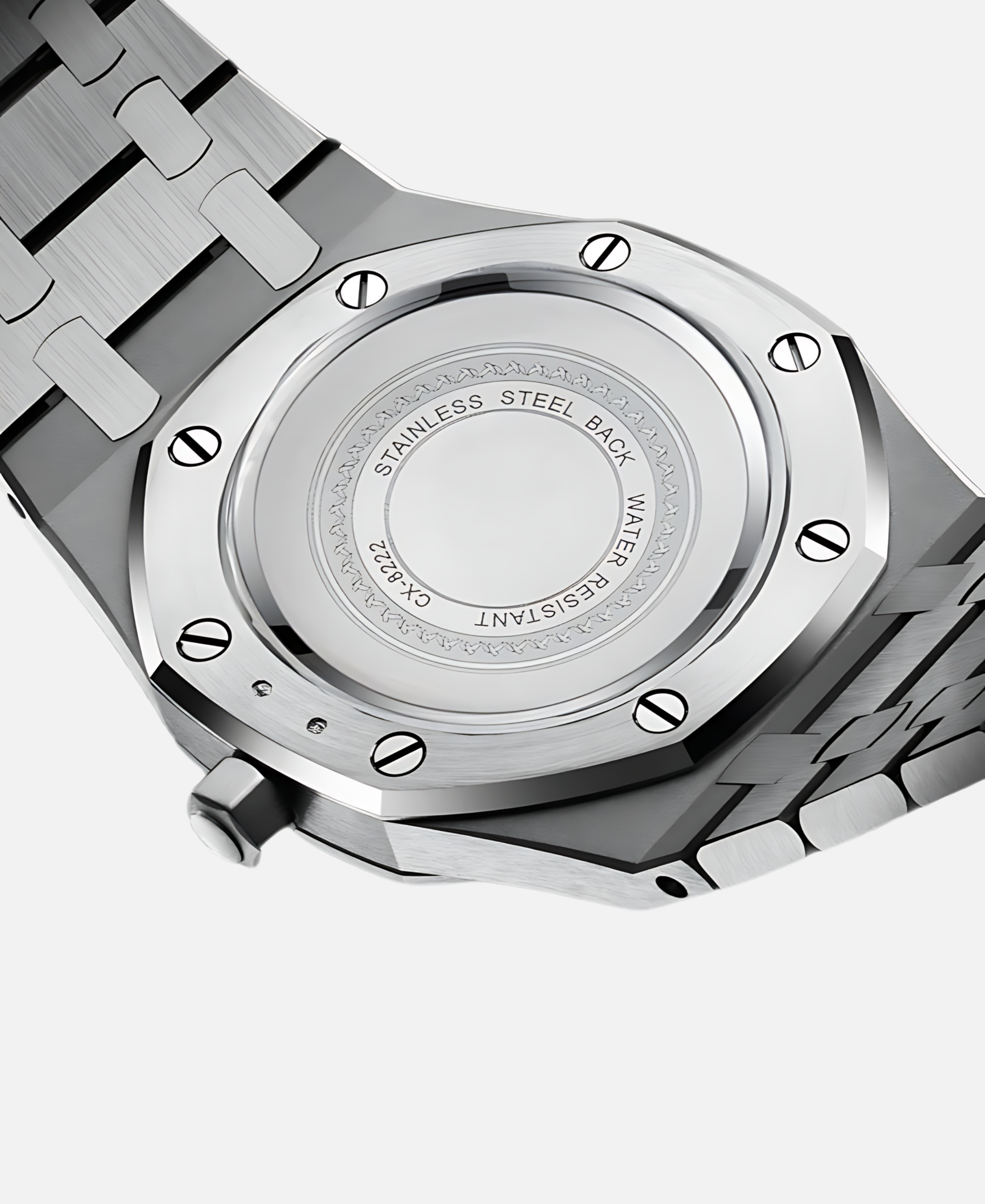 Elegancki męski zegarek 41mm z stalową kopertą