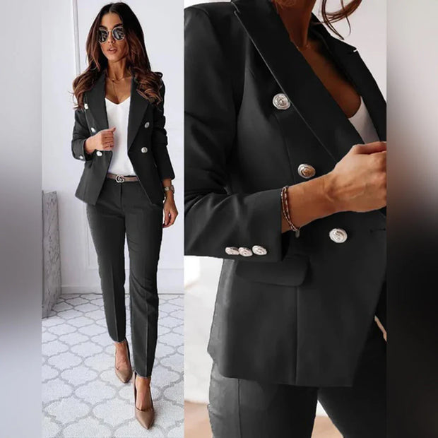 Amélie – Komplet dla Pań "Elegancja Tweed" Vest Dames Warschau Fashion Czarny S