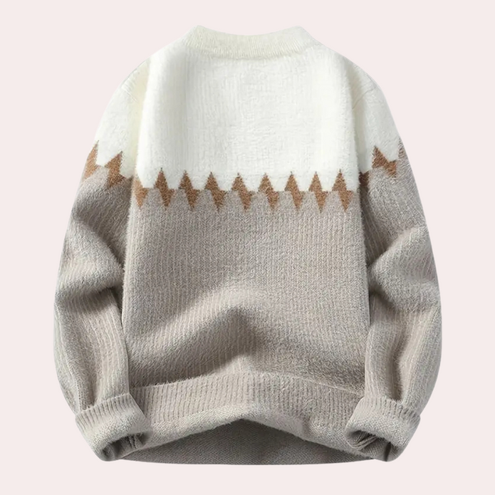TITUS - Męski Wiosenny Sweter w Prosty Stylu