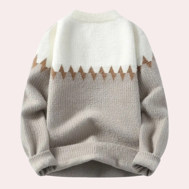 TITUS - Męski Wiosenny Sweter w Prosty Stylu