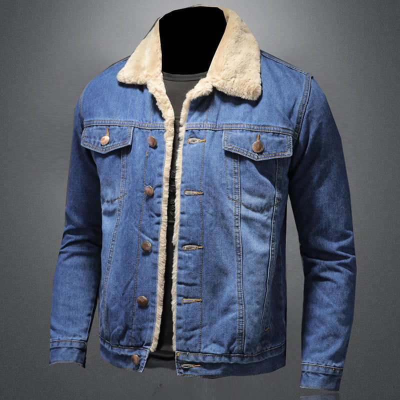 STANLEY Męska Kurtka z Denimu