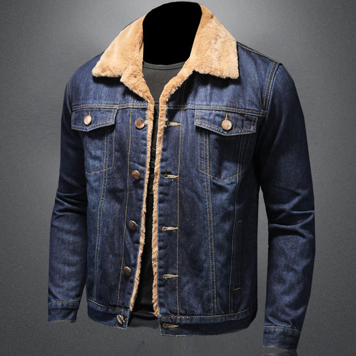 STANLEY Męska Kurtka z Denimu