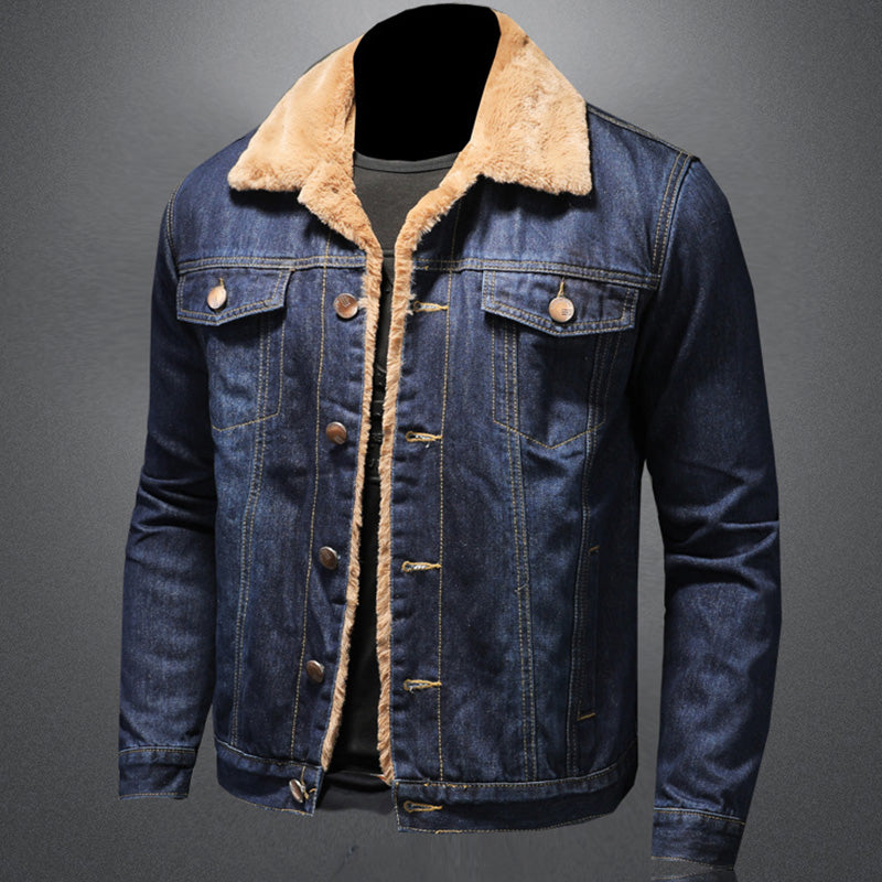 STANLEY Męska Kurtka z Denimu