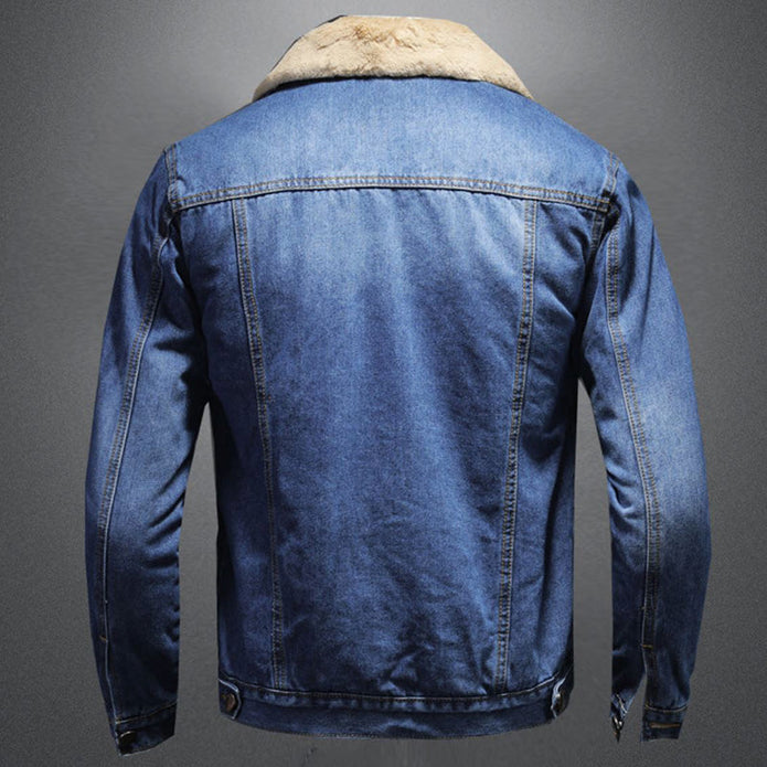 STANLEY Męska Kurtka z Denimu