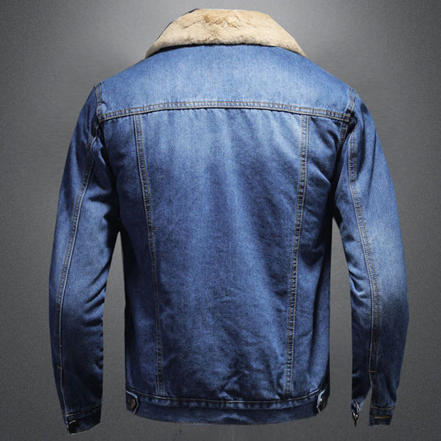 STANLEY Męska Kurtka z Denimu