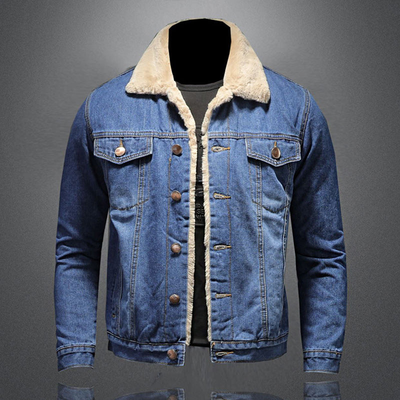 STANLEY Męska Kurtka z Denimu