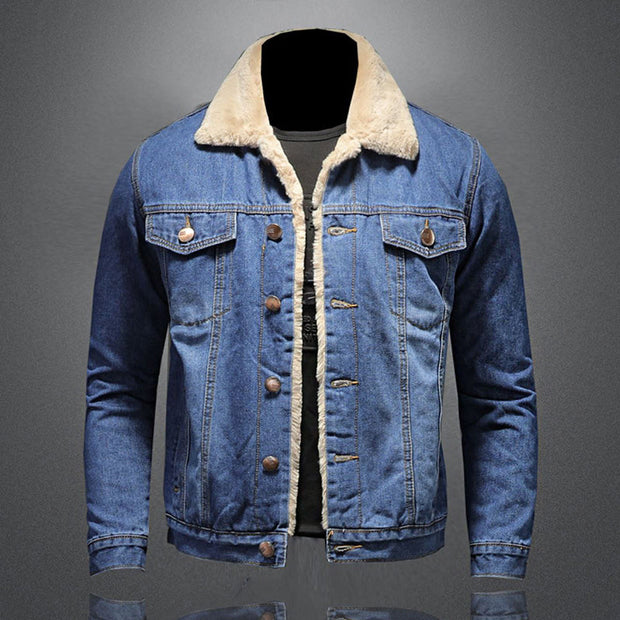 STANLEY Męska Kurtka z Denimu