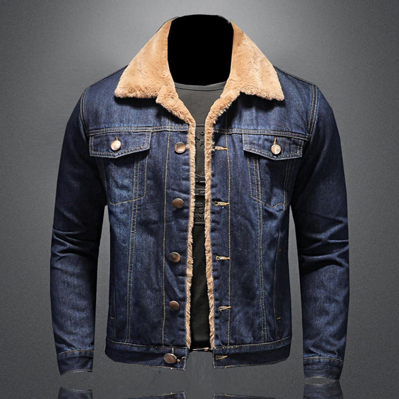STANLEY Męska Kurtka z Denimu