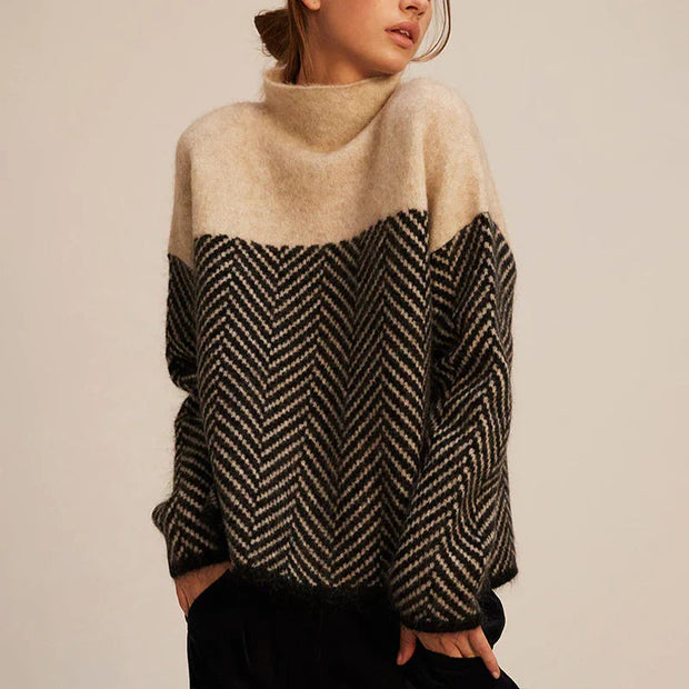 Paulina™ - Sweter z wysokim dekoltem