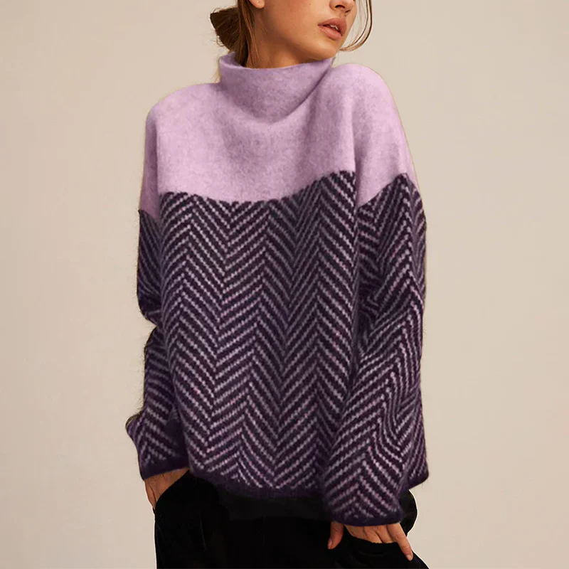 Paulina™ - Sweter z wysokim dekoltem