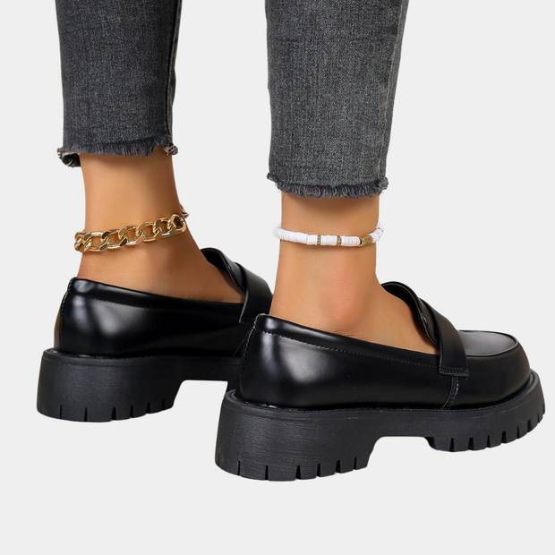 Erlich - Klasyczne letnie mokasyny damskie Women Loafers All-year Warschau Fashion